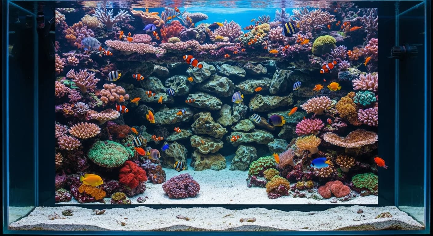 Aquarium Rückwand