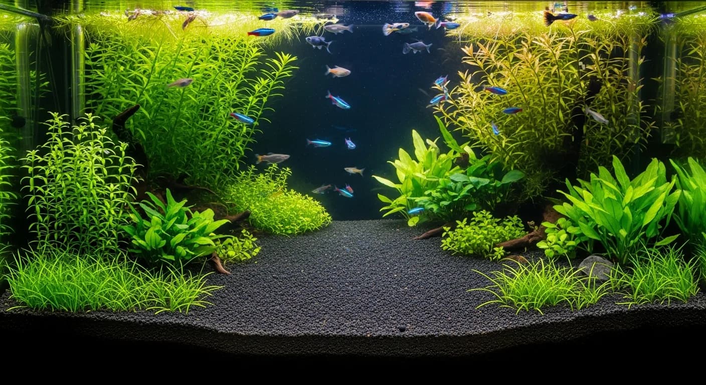 Aquarium Sand Schwarz