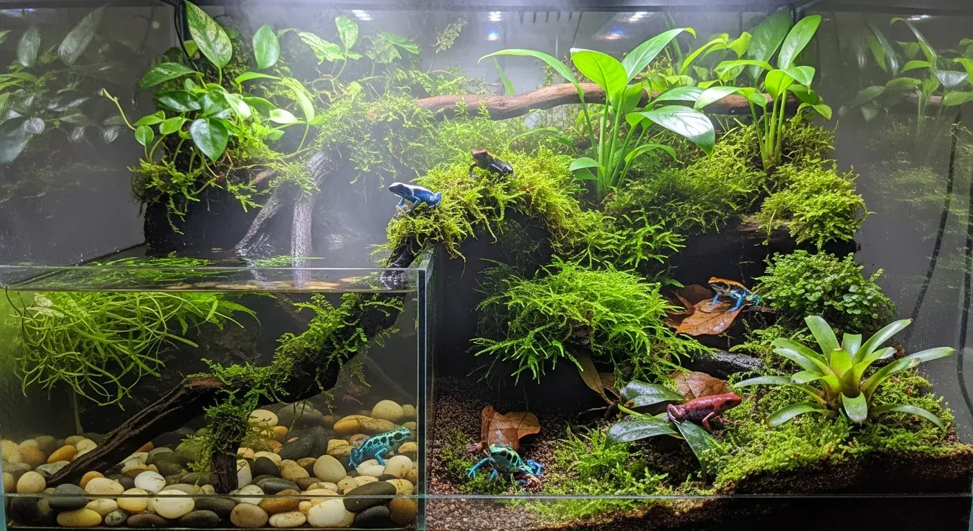 Aquarien für Amphibien