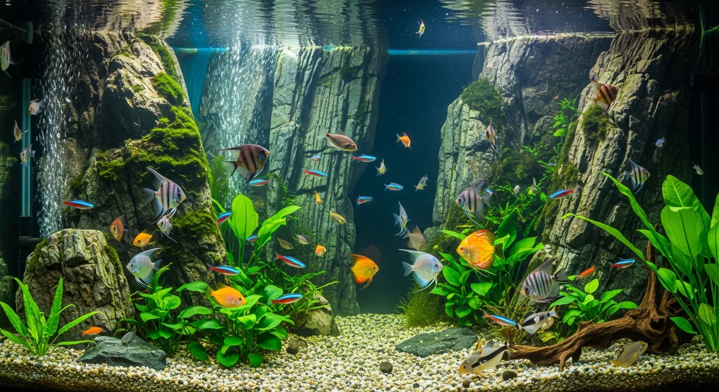 Aquarium 3d Rückwand