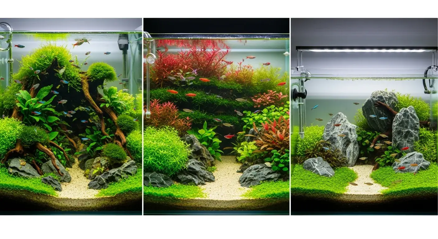 Welche Aquascaping-Stile gibt es?