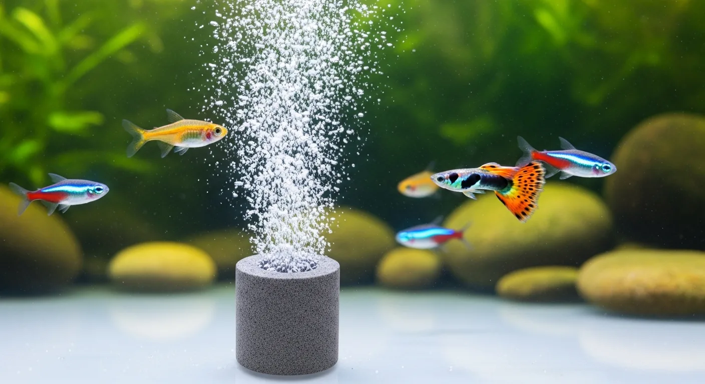 Ausströmer Aquarium