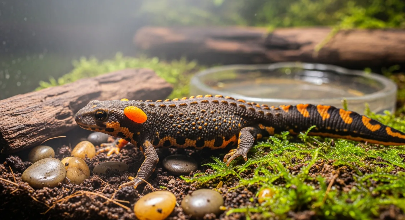 Barbour's Krokodilmolch (Tylototriton kweichowensis)