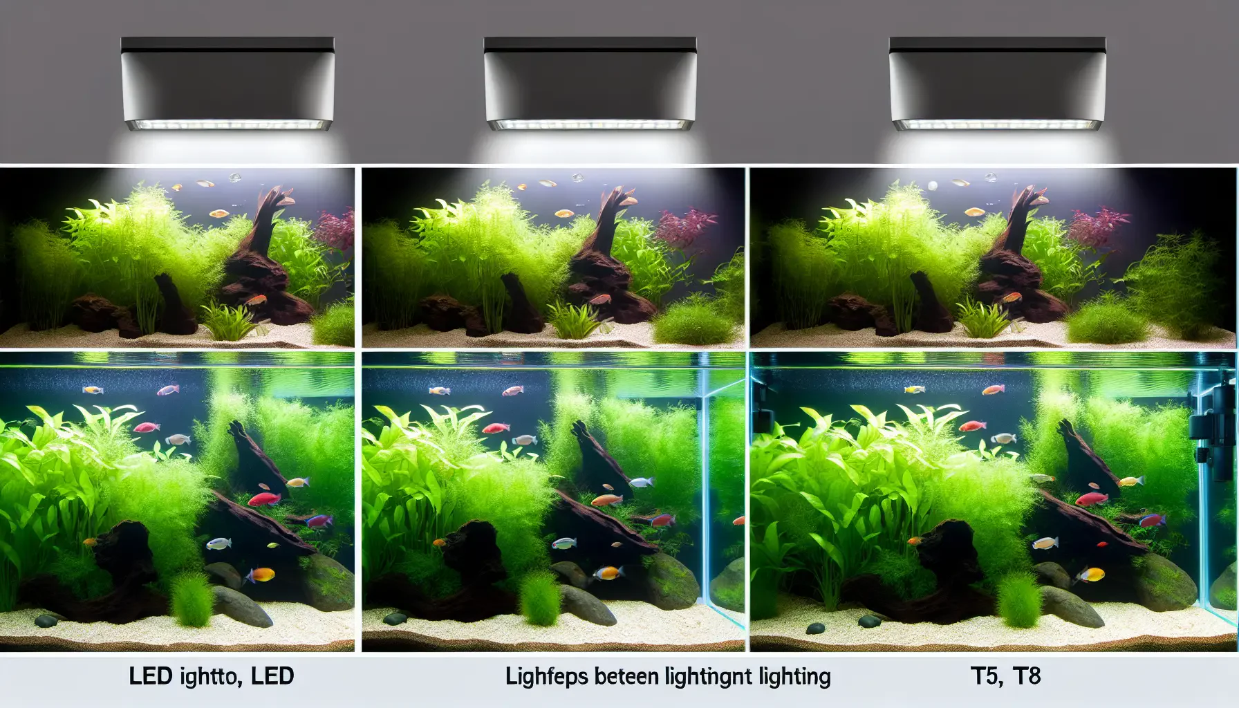 Beleuchtung: LED, T5 oder T8?
