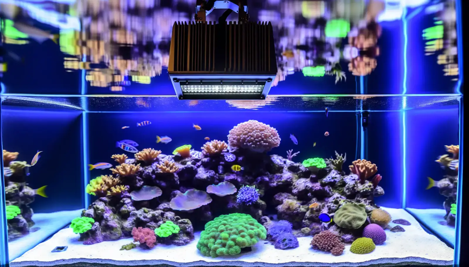 Beleuchtung für Meerwasseraquarien