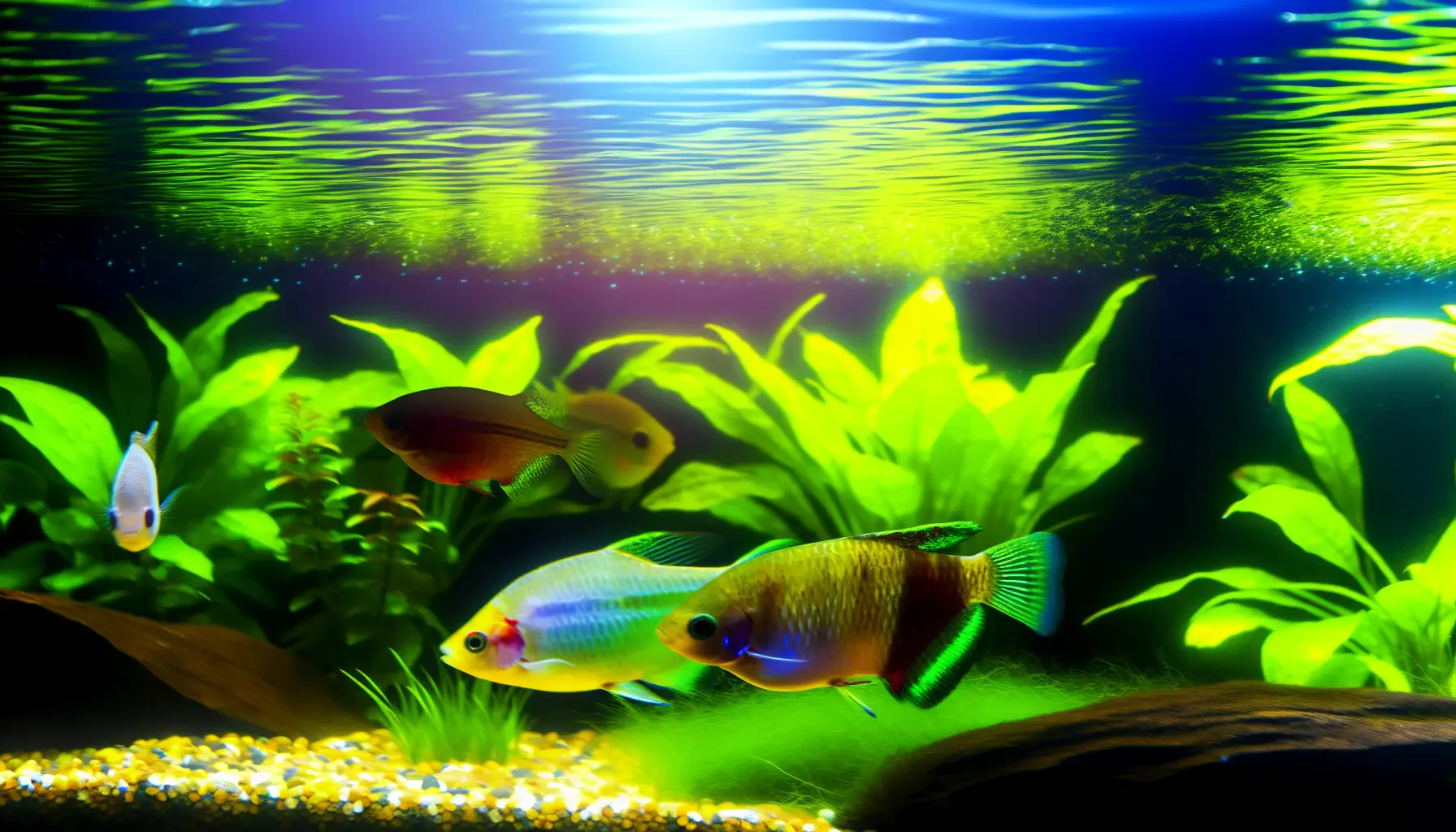 Beleuchtung für tropische Aquarien