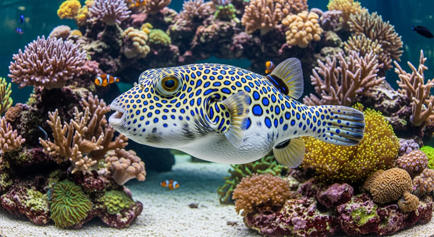 Blaupunkt-Kugelfisch (Arothron hispidus)