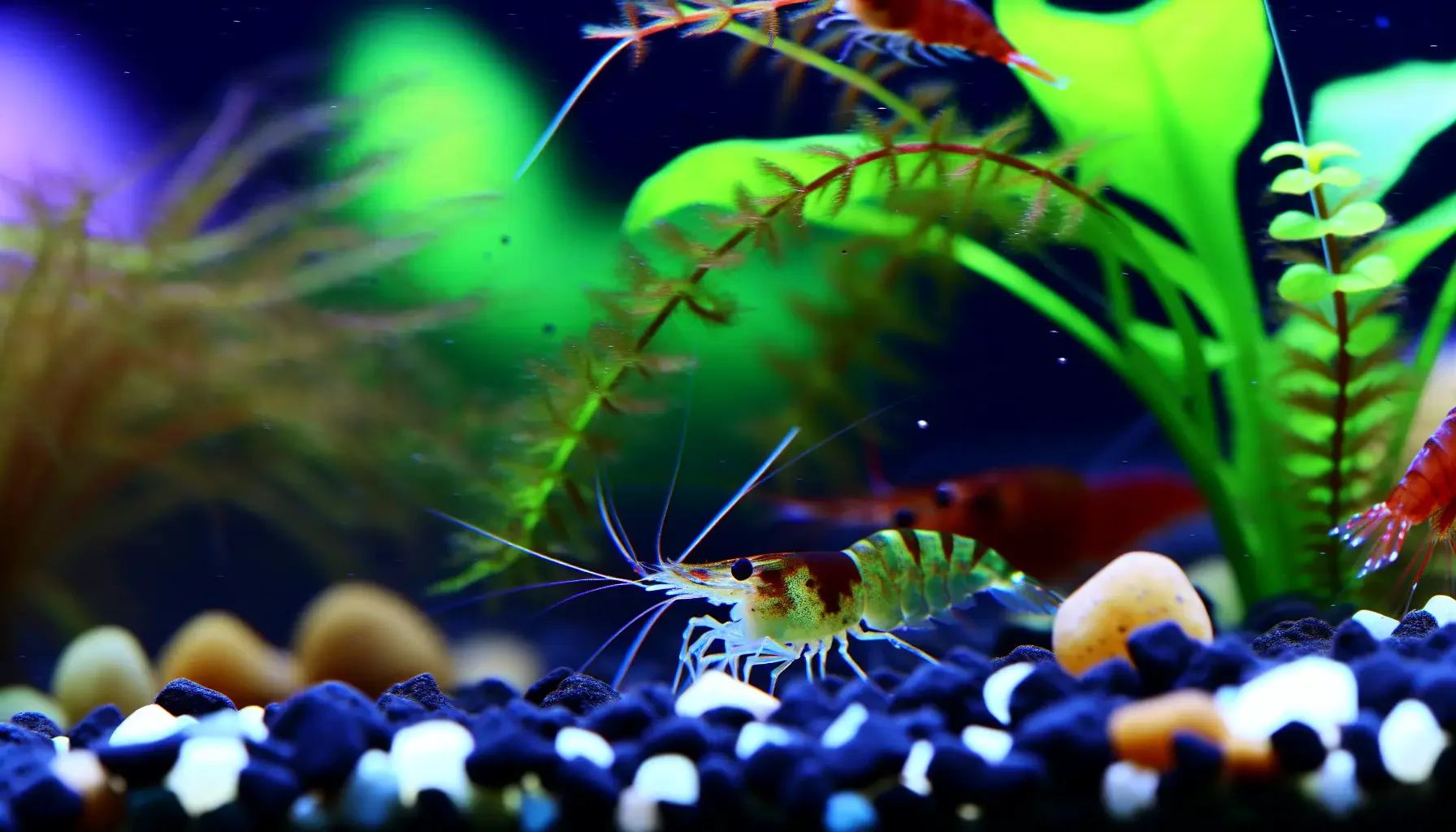 Bodengrund für Garnelenbecken