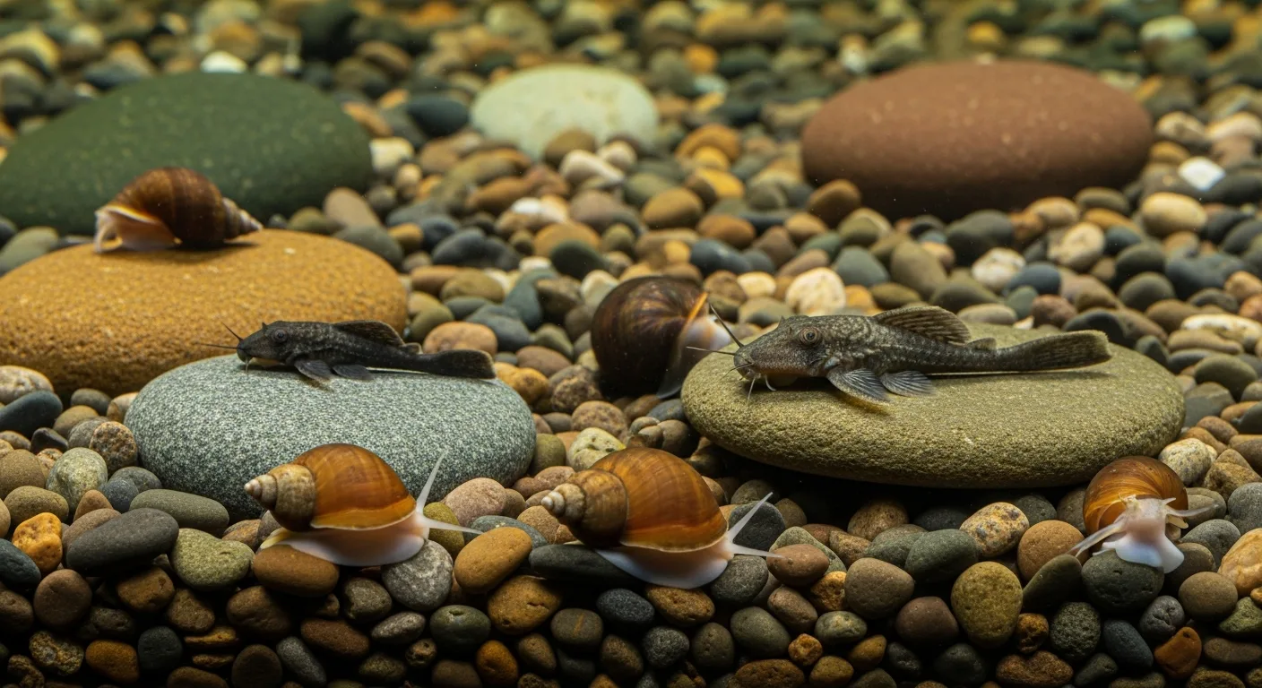 Bodengrund für Schnecken und Welse