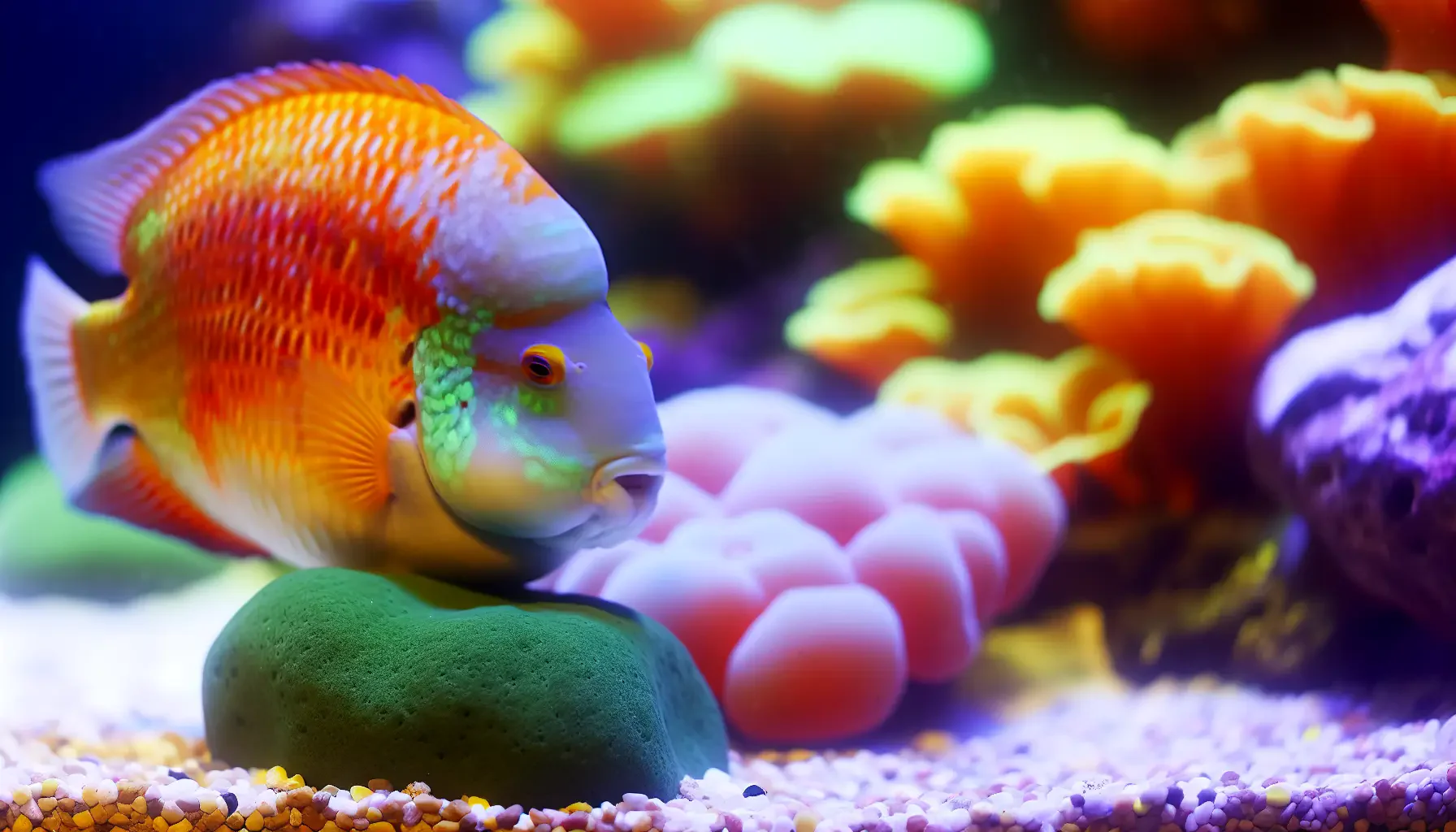 Diätfutter für übergewichtige Aquarienfische