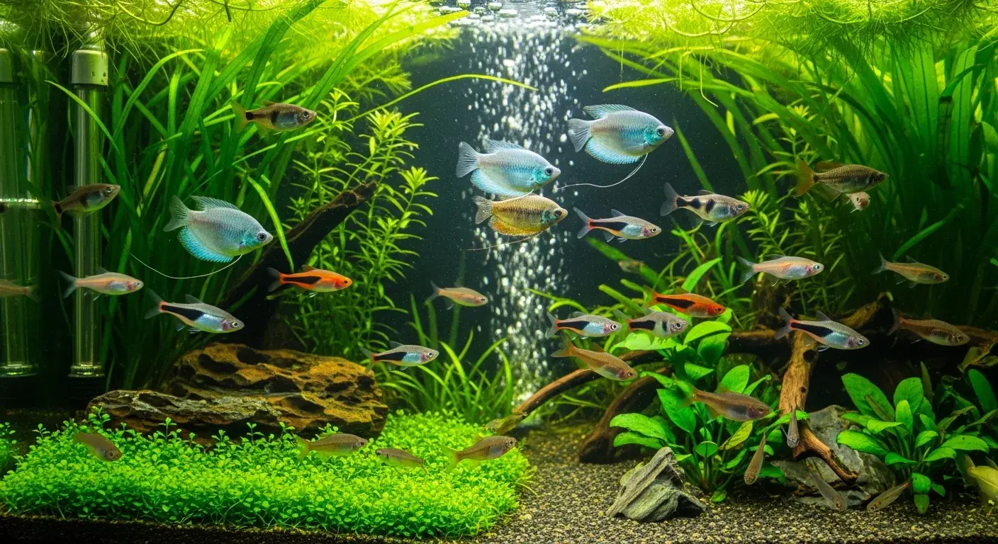 Exotische Fische aus Südostasien