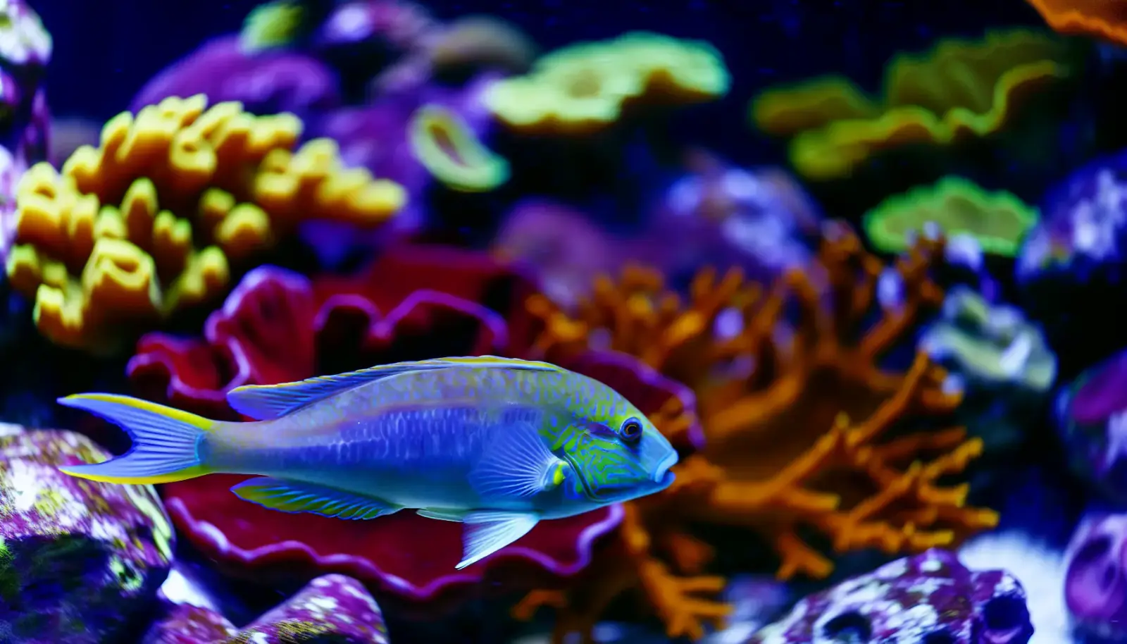 Fische für große Meerwasserbecken