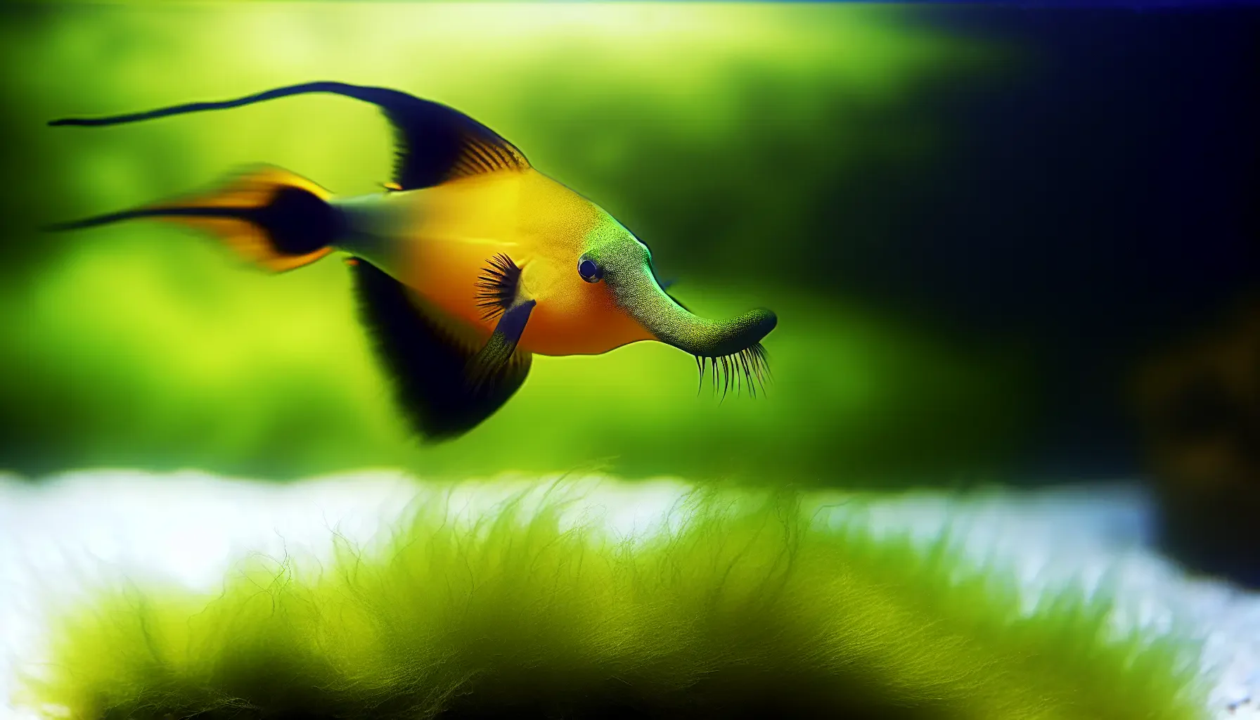 Fuchsgesichter: Friedliche Algenfresser