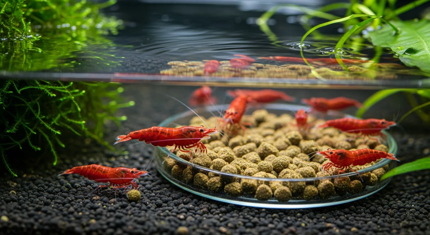 Garnelenfutter: Was sie brauchen