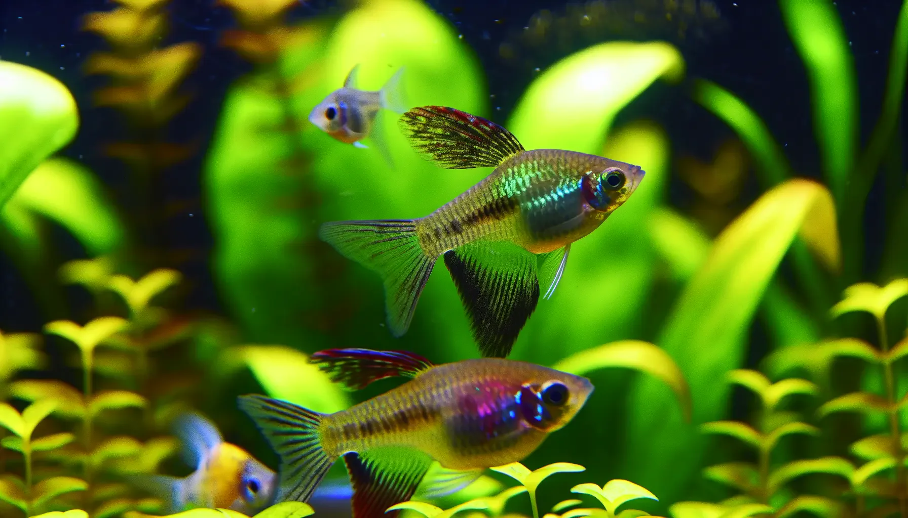 Lebendgebärende Fische: Platies und Mollys