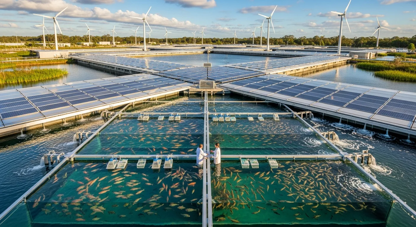 Nachhaltige Garnelen- und Fischzucht