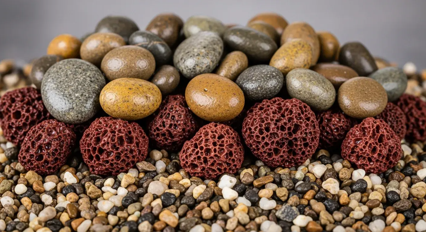 Naturmaterialien als Bodengrund