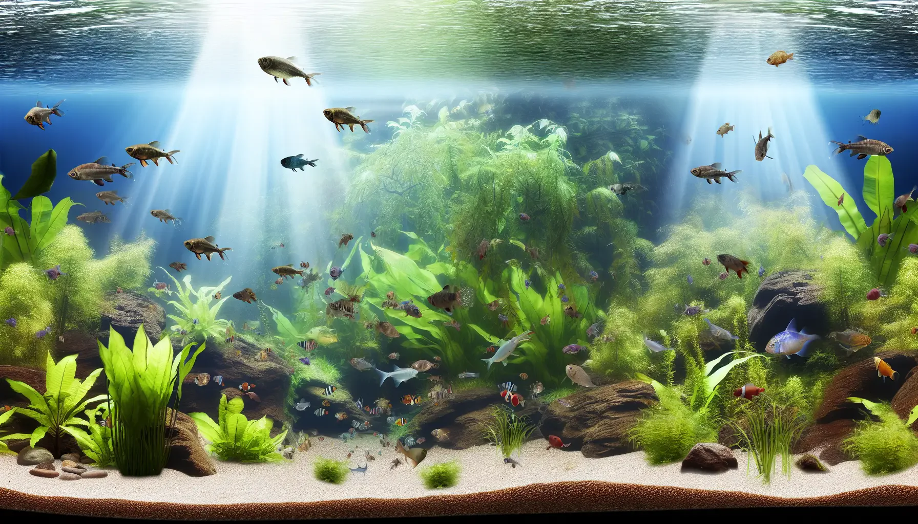 Offene Aquarien: Besonderheiten und Pflege