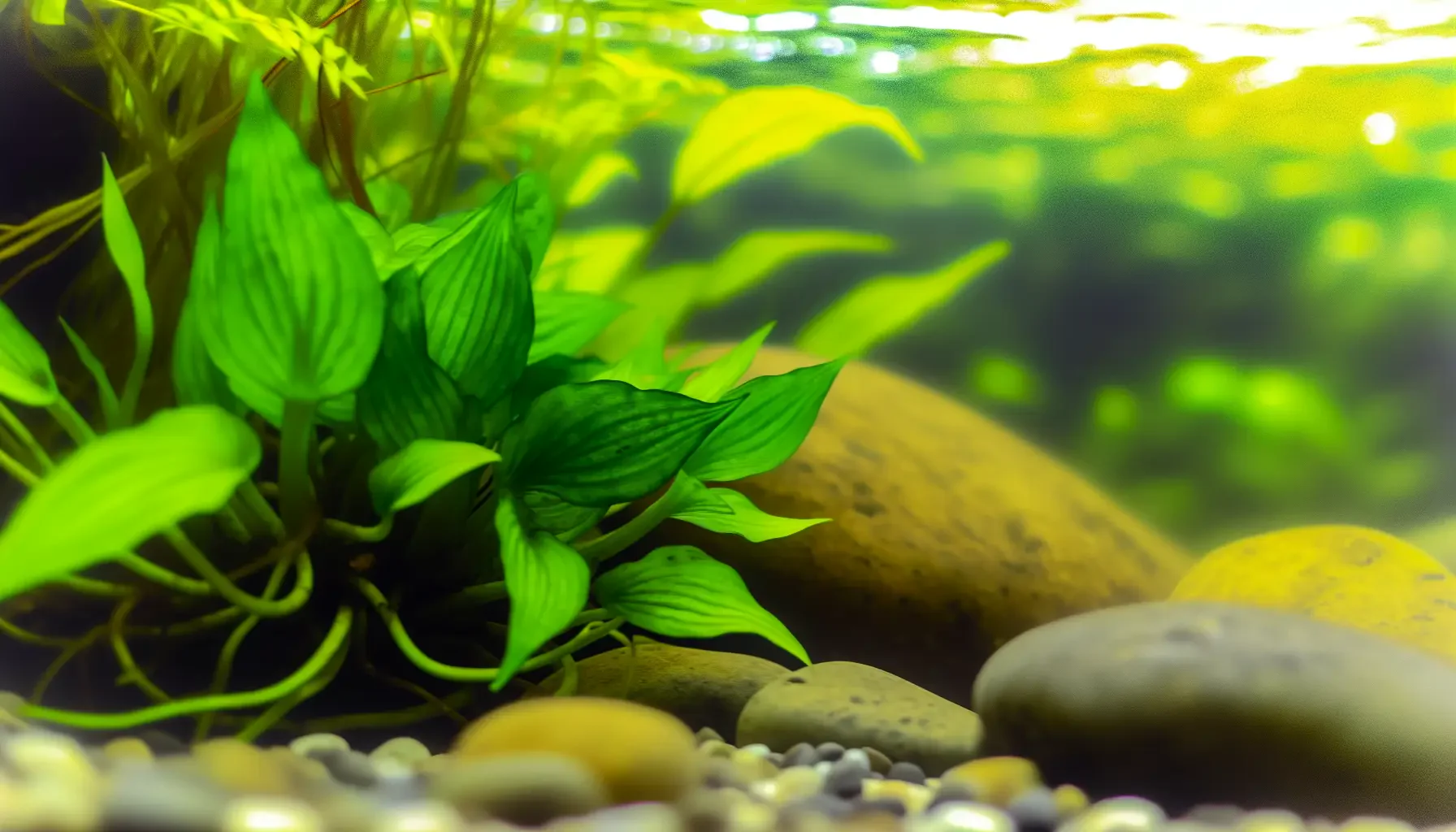 Pflanzen für tropische Aquarien