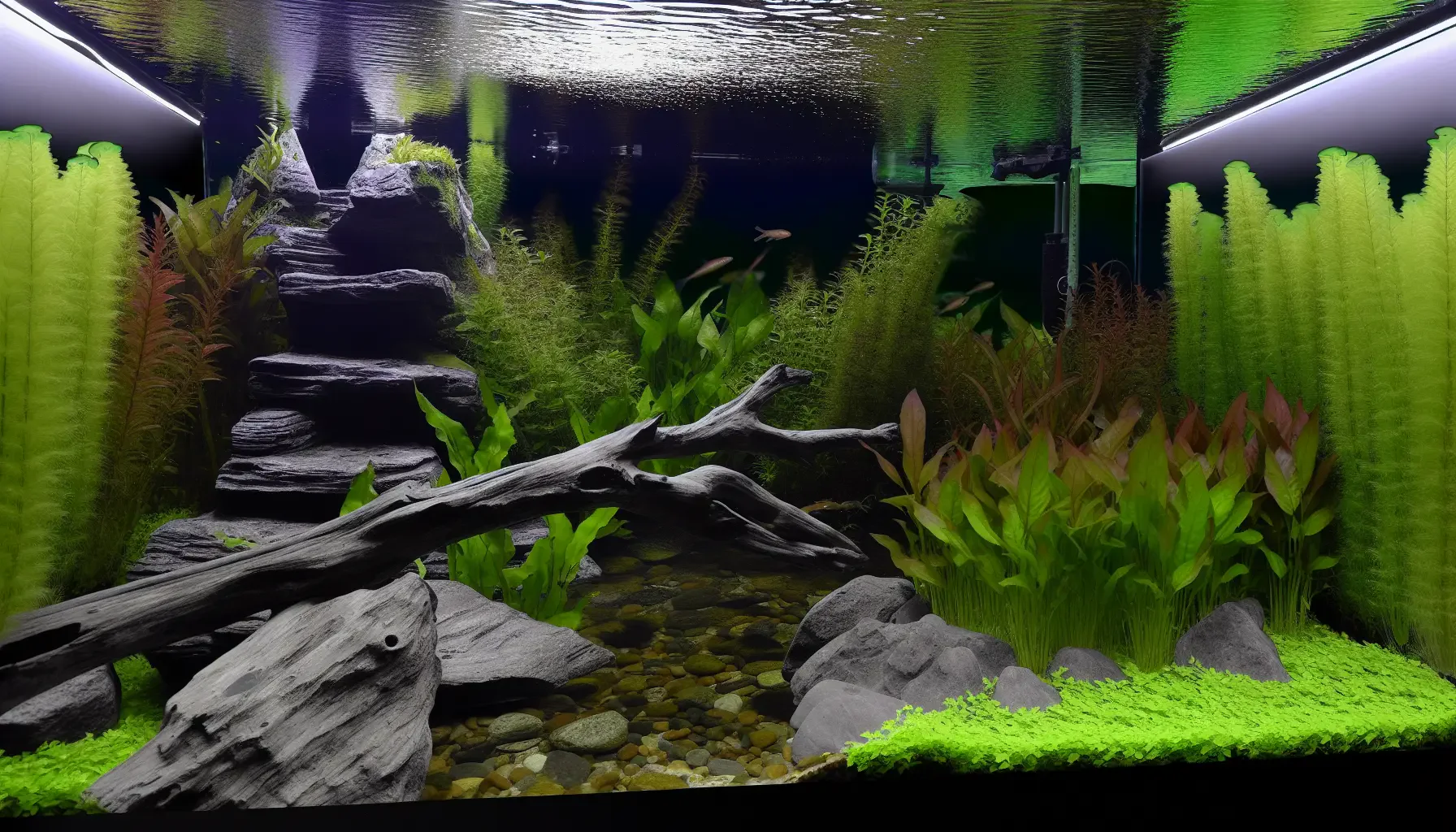 Übergänge zwischen Pflanzen und Hardscape