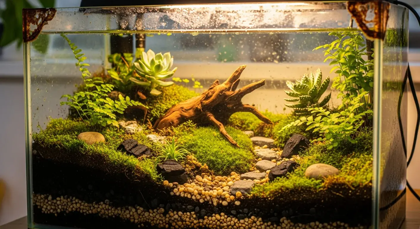 Upcycling-Ideen für alte Aquarien